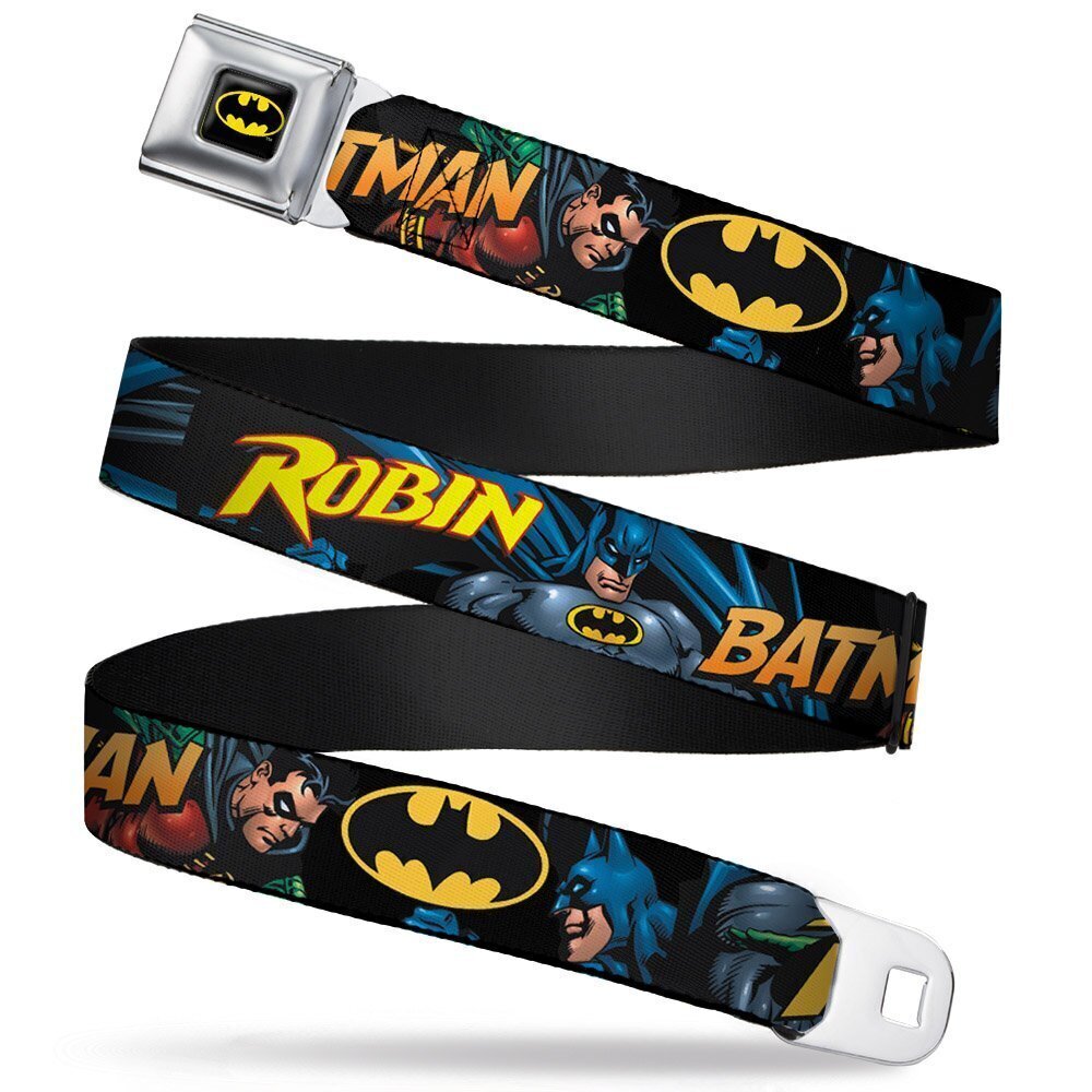 8904 Buckle-down Seatbelt Batman Robin Wbm060 Belt, Multicolor, 1.5 Wide